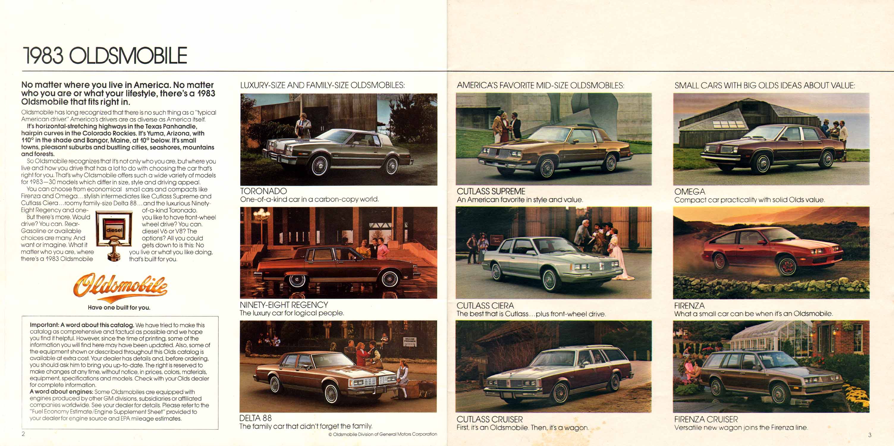 1983 Oldsmobile Full-Size Brochure Page 7